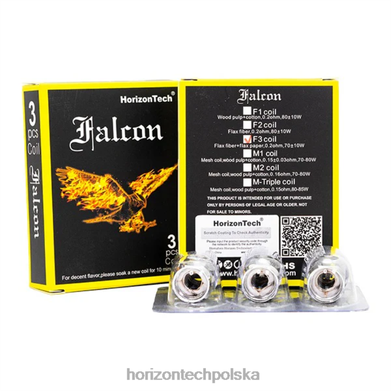 HorizonTech Polska - HorizonTech Falcon cewki (3-pak) NZ86N161 Cewka f3 0,2 oma
