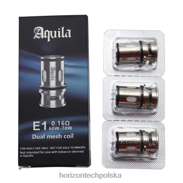 HorizonTech Vape Polska - HorizonTech Aquila cewka (3-pak) NZ86N13 e2 – 0,14 oma (3 sztuki)