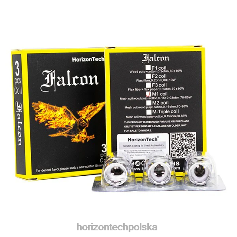 HorizonTech Warszawa - HorizonTech Falcon cewki (3-pak) NZ86N162 Cewka siatkowa m1 0,15 oma