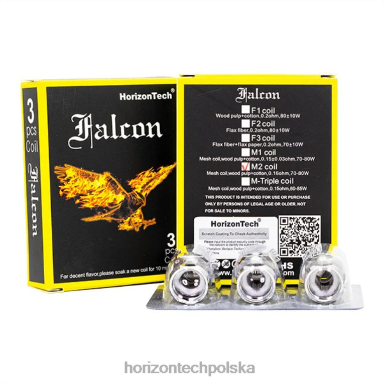 Horizon Tech Company - HorizonTech Falcon cewki (3-pak) NZ86N164 Cewka siatkowa m2 0,16 oma