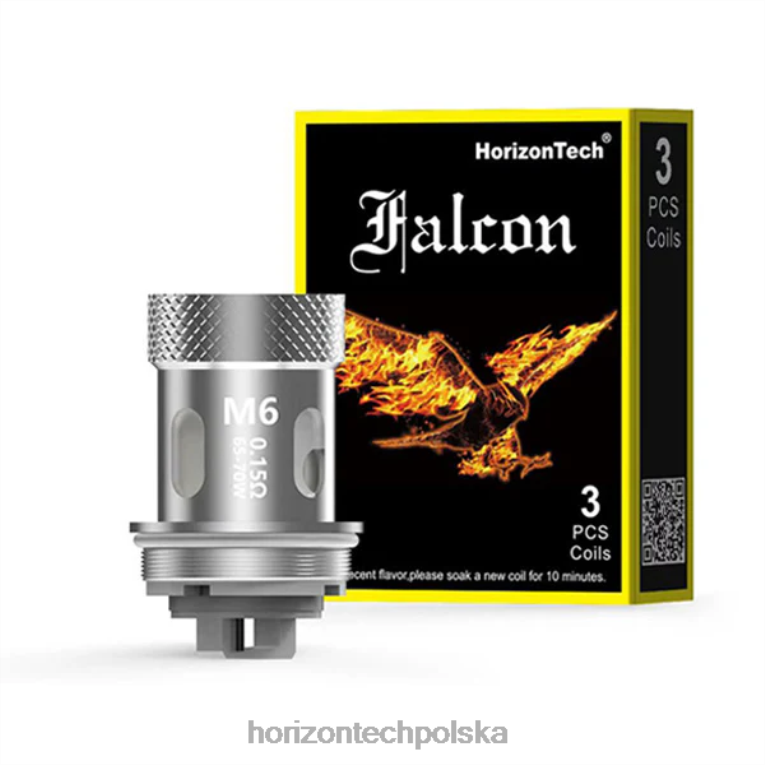 Horizon Tech Vape Tank - HorizonTech Falcon cewki (3-pak) NZ86N167 m6 0,15 oma (3 sztuki)