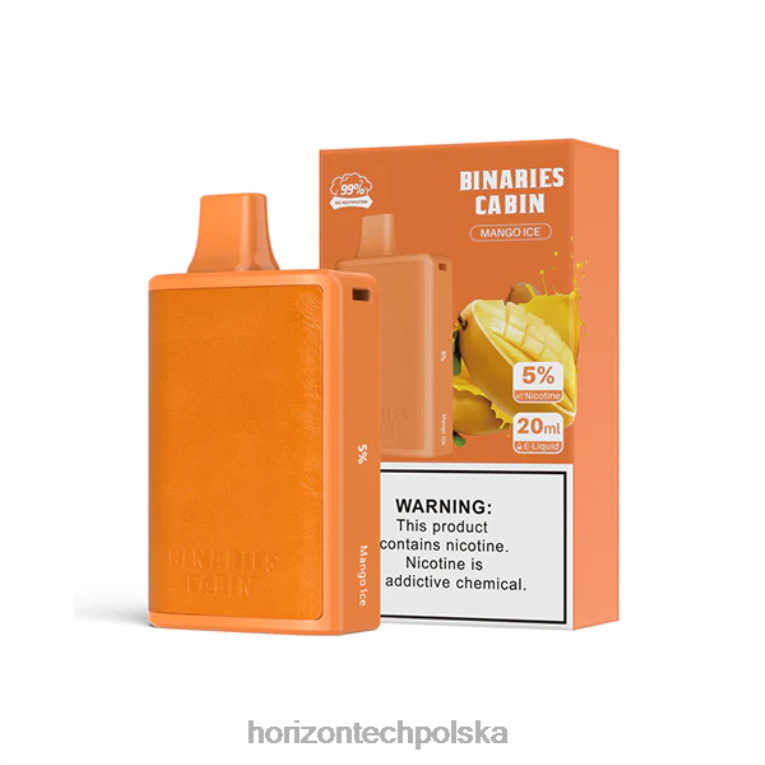 HorizonTech Polska - HorizonTech Binaries Cabin jednorazowe 20ml NZ86N61 lód mango