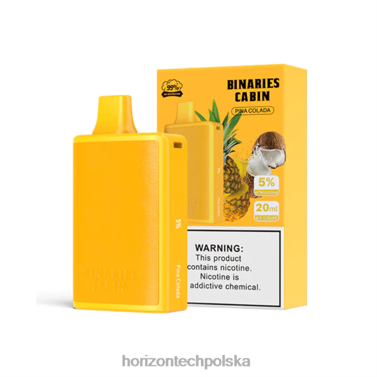 Horizon Tech Coils - HorizonTech Binaries Cabin jednorazowe 20ml NZ86N66 pinacolada