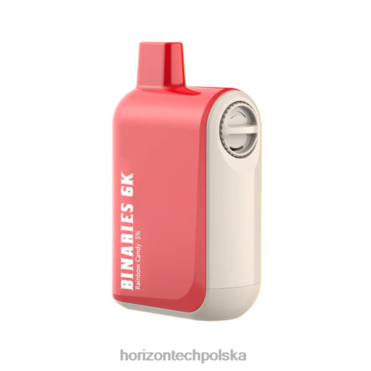 Horizon Tech Vape Tank - HorizonTech Binaries Cabin jednorazowe 15ml NZ86N27 tęczowy cukierek