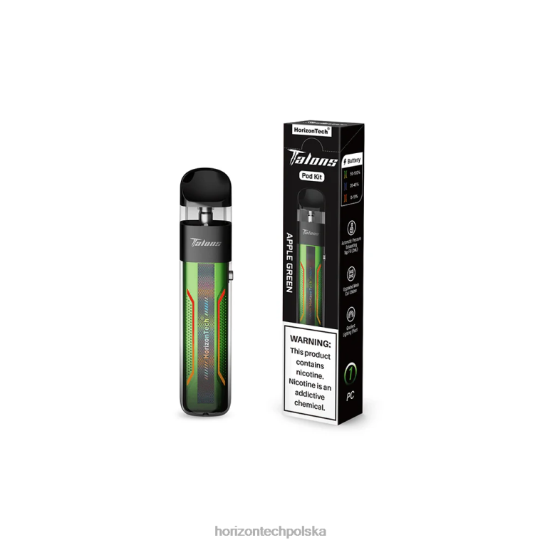 Horizon Tech Vape Coils - HorizonTech Talons system kapsuł NZ86N197 zielone jabłko
