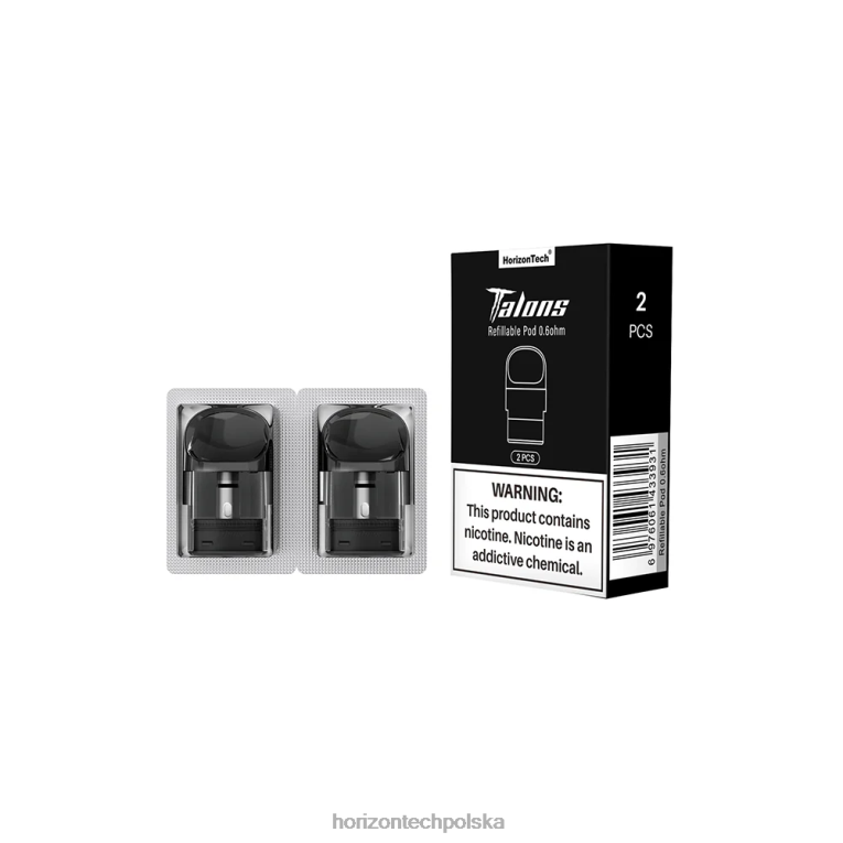 HorizonTech Disposable Vape - HorizonTech Talons kapsułki zamienne NZ86N19 0,6 oma
